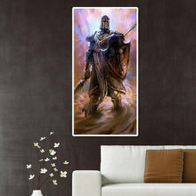 Lade das Bild in den Galerie-Viewer, Cartoon Krieger - voller runder Diamant - 45x85cm