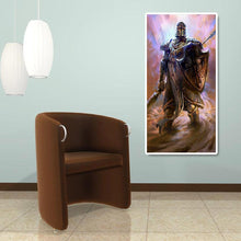 Lade das Bild in den Galerie-Viewer, Cartoon Krieger - voller runder Diamant - 45x85cm