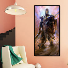 Lade das Bild in den Galerie-Viewer, Cartoon Krieger - voller runder Diamant - 45x85cm