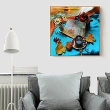 Lade das Bild in den Galerie-Viewer, Kaffee - voller runder Diamant - 30x30cm
