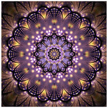 Lade das Bild in den Galerie-Viewer, Bunte Blume - voller runder Diamant - 30x30cm