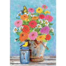 Lade das Bild in den Galerie-Viewer, Blütenblüten - voller runder Diamant - 30x40cm