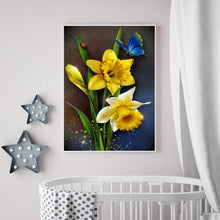 Lade das Bild in den Galerie-Viewer, Blütenblüten - voller runder Diamant - 30x40cm