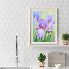 Lade das Bild in den Galerie-Viewer, Blütenblüten - voller runder Diamant - 30x40cm