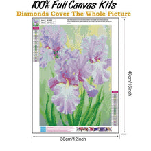 Lade das Bild in den Galerie-Viewer, Blütenblüten - voller runder Diamant - 30x40cm