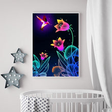 Lade das Bild in den Galerie-Viewer, Blütenblüten - voller runder Diamant - 30x40cm