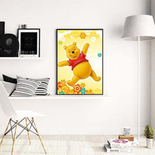 Lade das Bild in den Galerie-Viewer, Bär - voller runder Diamant - 30x40cm