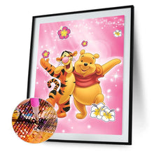 Lade das Bild in den Galerie-Viewer, Bär - voller runder Diamant - 30x40cm