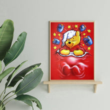 Lade das Bild in den Galerie-Viewer, Bär - voller runder Diamant - 30x40cm