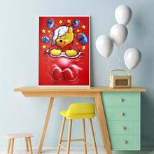 Lade das Bild in den Galerie-Viewer, Bär - voller runder Diamant - 30x40cm