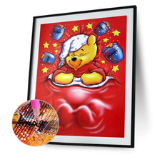 Lade das Bild in den Galerie-Viewer, Bär - voller runder Diamant - 30x40cm