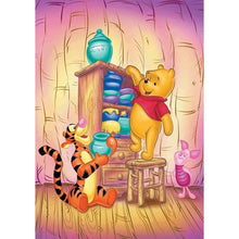 Lade das Bild in den Galerie-Viewer, Bär - voller runder Diamant - 30x40cm