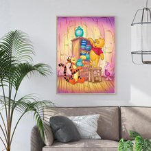 Lade das Bild in den Galerie-Viewer, Bär - voller runder Diamant - 30x40cm