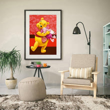 Lade das Bild in den Galerie-Viewer, Bär - voller runder Diamant - 30x40cm