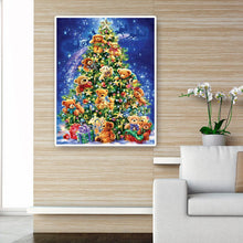 Lade das Bild in den Galerie-Viewer, Weihnachtsbaum - voller runder Diamant - 40x50cm