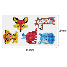 Lade das Bild in den Galerie-Viewer, 5pcs-Tier-Diy Handwerk Aufkleber