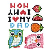 Lade das Bild in den Galerie-Viewer, 6pcs-Eule-Diy Handwerk Aufkleber