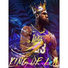 Lade das Bild in den Galerie-Viewer, Basketballspieler - voller Runder Diamant - 30x40cm
