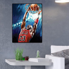 Lade das Bild in den Galerie-Viewer, Basketballspieler - voller Runder Diamant - 30x40cm