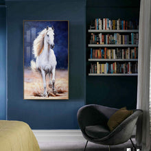 Lade das Bild in den Galerie-Viewer, Pferd - voller runder Diamant - 45x85cm