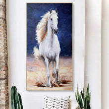 Lade das Bild in den Galerie-Viewer, Pferd - voller runder Diamant - 45x85cm