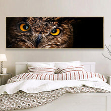 Lade das Bild in den Galerie-Viewer, Vogelauge - voller runder Diamant - 80x30cm