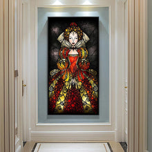 Lade das Bild in den Galerie-Viewer, Prinzessin - voller runder Diamant - 45x85cm