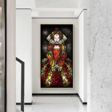 Lade das Bild in den Galerie-Viewer, Prinzessin - voller runder Diamant - 45x85cm