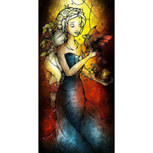 Lade das Bild in den Galerie-Viewer, Mädchen - voller runder Diamant - 45x85cm