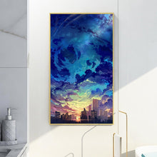 Lade das Bild in den Galerie-Viewer, Himmel - voller runder Diamant - 45x85cm