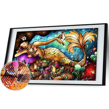 Lade das Bild in den Galerie-Viewer, Meer - Dienstmädchen - voller runder Diamant - 100x50cm