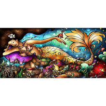 Lade das Bild in den Galerie-Viewer, Meer - Dienstmädchen - voller runder Diamant - 100x50cm