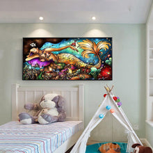 Lade das Bild in den Galerie-Viewer, Meer - Dienstmädchen - voller runder Diamant - 100x50cm