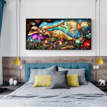 Lade das Bild in den Galerie-Viewer, Meer - Dienstmädchen - voller runder Diamant - 100x50cm