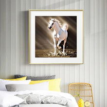 Lade das Bild in den Galerie-Viewer, Pferd - voller runder Diamant - 30x30cm