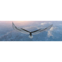 Lade das Bild in den Galerie-Viewer, Adler - voller runder Diamant - 80x30cm