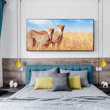 Lade das Bild in den Galerie-Viewer, Panther - runder runder Diamant - 100x50cm