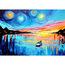 Lade das Bild in den Galerie-Viewer, Impressionist - runder runder Diamant - 30x40cm