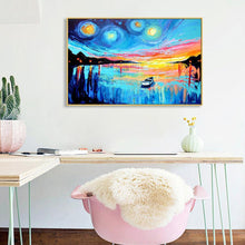 Lade das Bild in den Galerie-Viewer, Impressionist - runder runder Diamant - 30x40cm