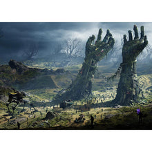 Lade das Bild in den Galerie-Viewer, Hände - voller runder Diamant - 40x30cm