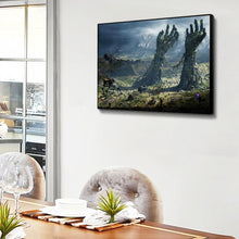 Lade das Bild in den Galerie-Viewer, Hände - voller runder Diamant - 40x30cm