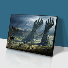 Lade das Bild in den Galerie-Viewer, Hände - voller runder Diamant - 40x30cm