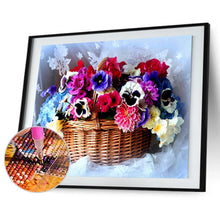 Lade das Bild in den Galerie-Viewer, Blumenraum - voller runder Diamant - 40x30cm