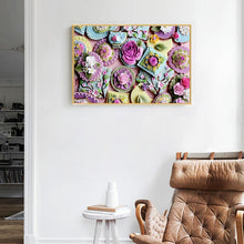 Lade das Bild in den Galerie-Viewer, Blumenraum - voller runder Diamant - 40x30cm