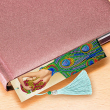Lade das Bild in den Galerie-Viewer, 2pcs Pfau-DIY Diamond Painting Lesezeichen