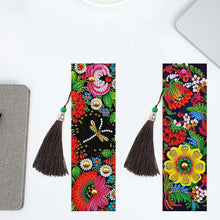 Lade das Bild in den Galerie-Viewer, 2pcs Blume-DIY Diamond Painting Lesezeichen