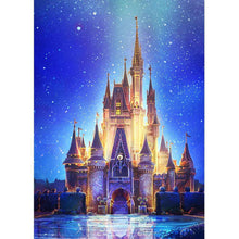 Lade das Bild in den Galerie-Viewer, Alte Burg - voller quadratischer Diamant - 40x50cm
