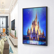 Lade das Bild in den Galerie-Viewer, Alte Burg - voller quadratischer Diamant - 40x50cm