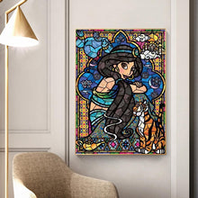 Lade das Bild in den Galerie-Viewer, Prinzessin - voller quadratischer Diamant - 40x50cm