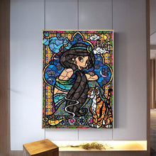Lade das Bild in den Galerie-Viewer, Prinzessin - voller quadratischer Diamant - 40x50cm